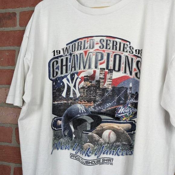 Retro 1998 Starter Mlb New York Yankees World Series Original Shirt - Picture 1 of 4